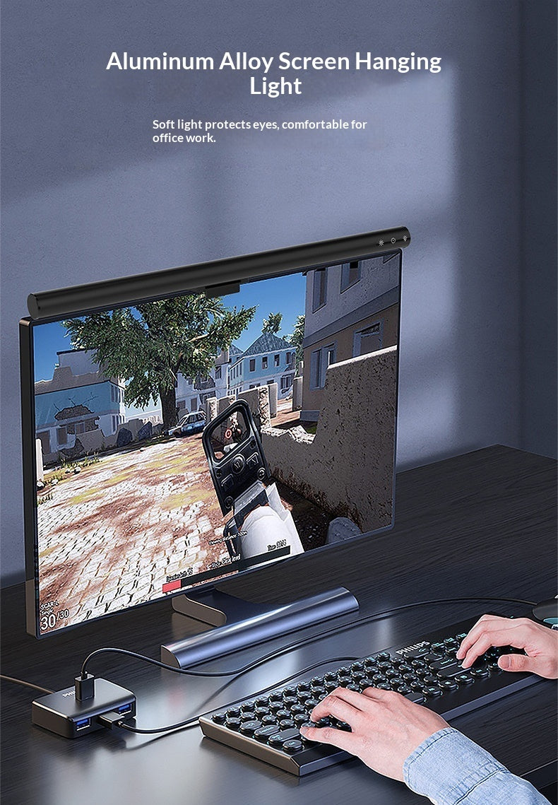 USB Monitor Light Bar, 40 cm, Remote & Touch Dimming, image 2