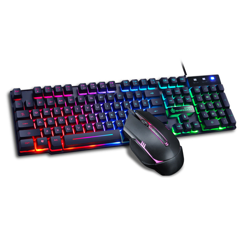 Wired Keyboard & Mouse Set, Backlit