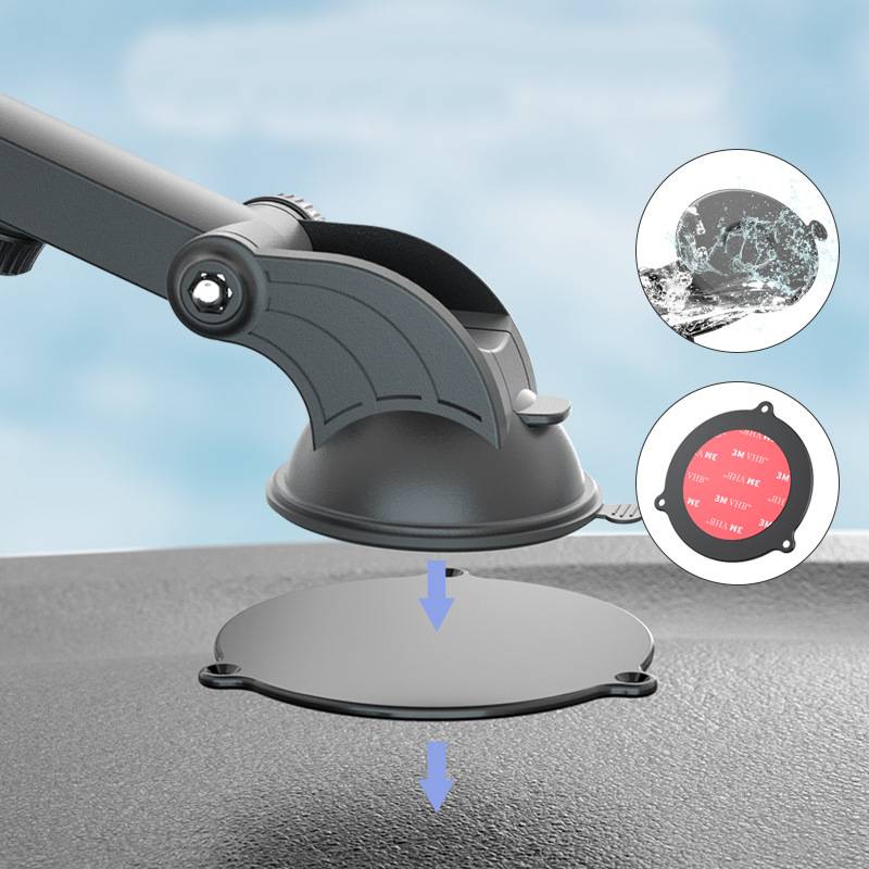 Magnetic Wireless Car Charger, 15 W, Air Vent & Dash Mount, image 4