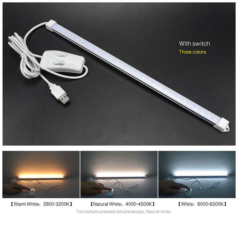 USB Light Bar, 35 cm, Aluminum