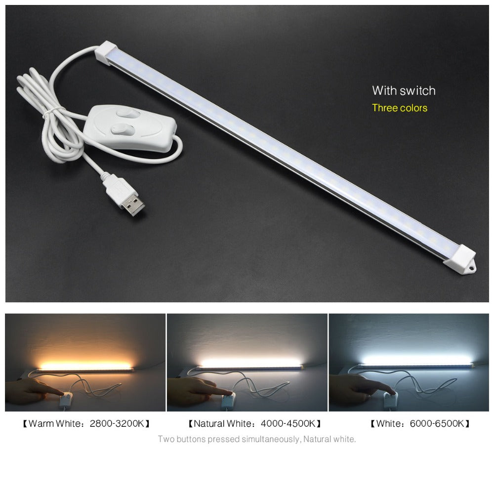 USB Light Bar, 35 cm, Aluminum, image 7