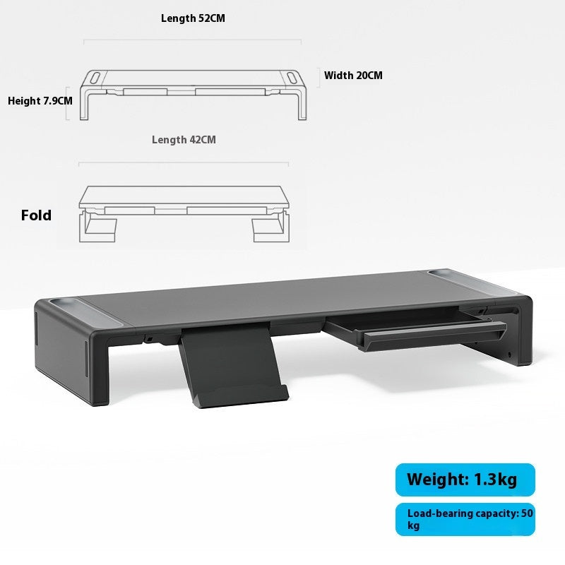 Folding Monitor Riser, 420 × 200 × 80 mm, image 3