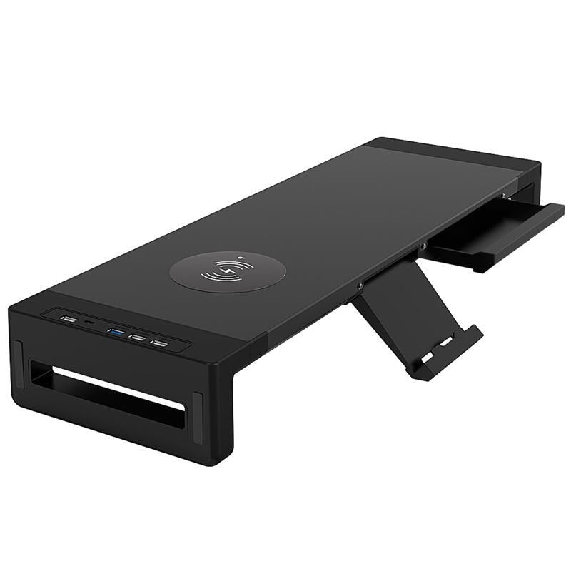 Monitor Riser with Wireless Charging, Folding, image 7