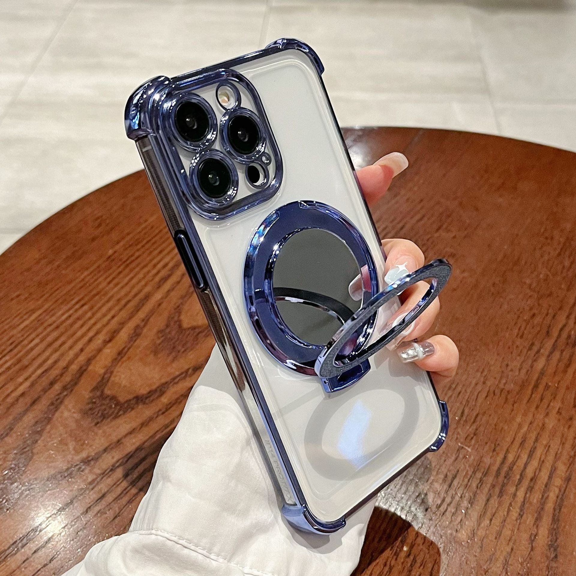 Magnetic Phone Case with Stand, Glitter Finish, image 3