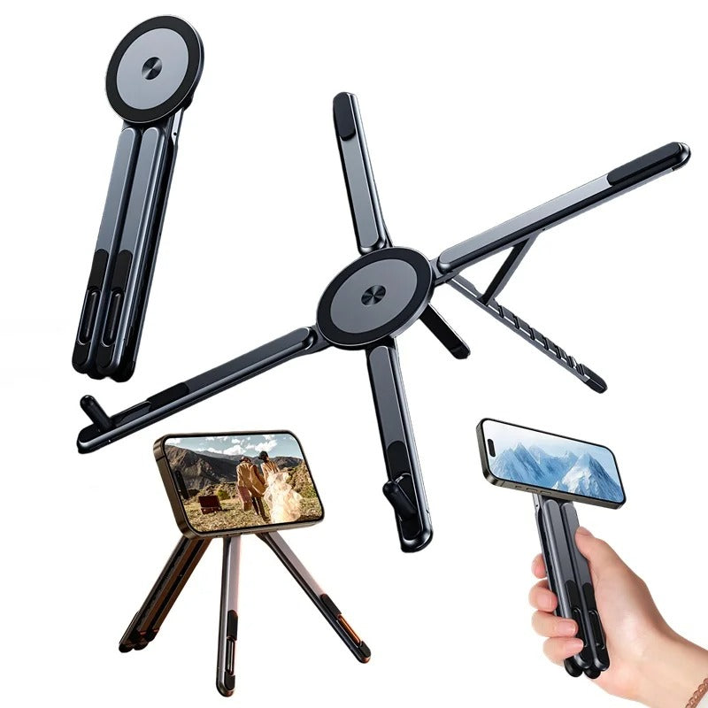 Foldable Magnetic Stand for Phone, Tablet & Laptop