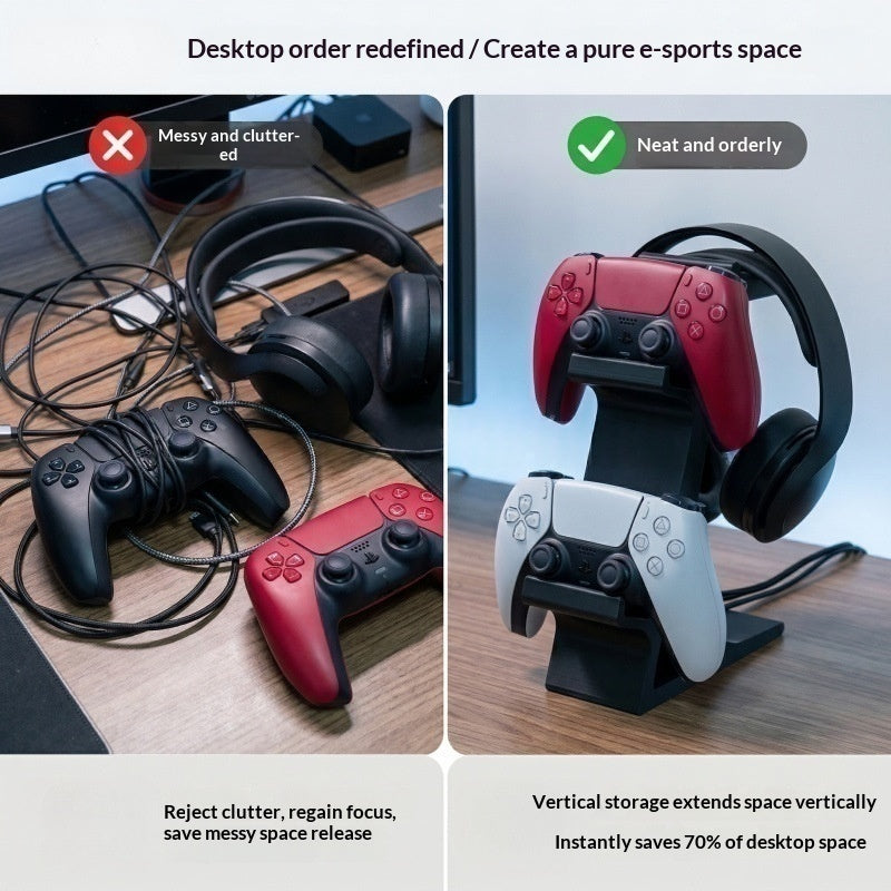 3D-Printed Controller & Headset Stand, image 2