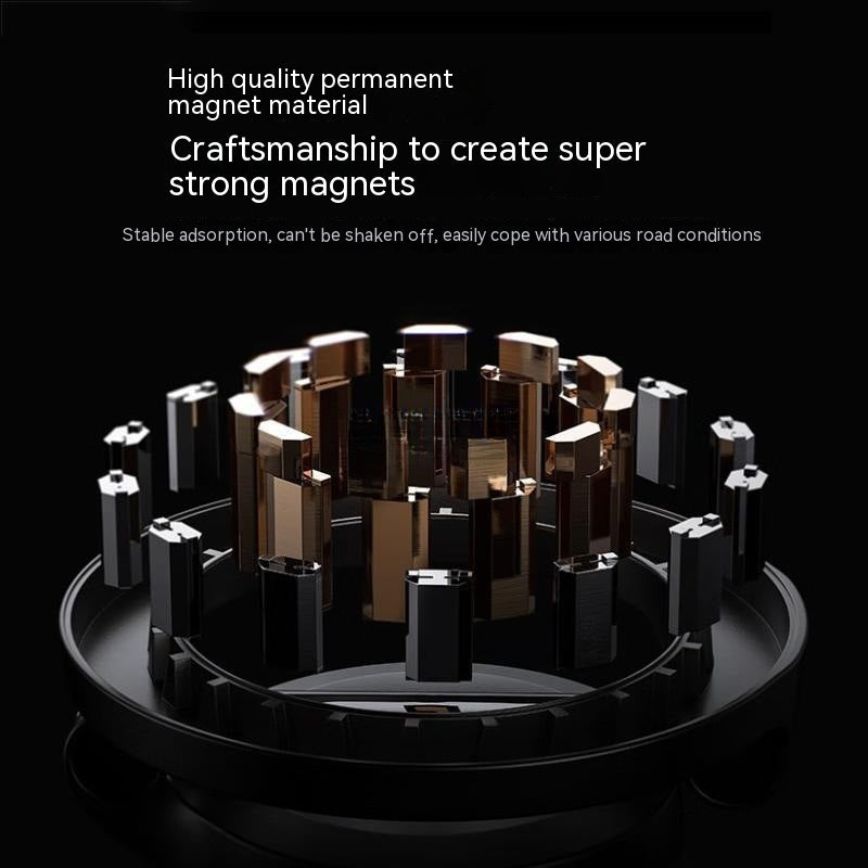 Magnetic Car Phone Mount, Metal, Foldable, image 2