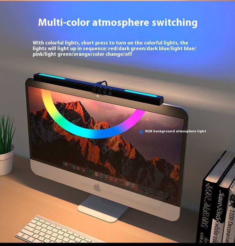 Monitor Light Bar, Dimmable Color Modes, image 4